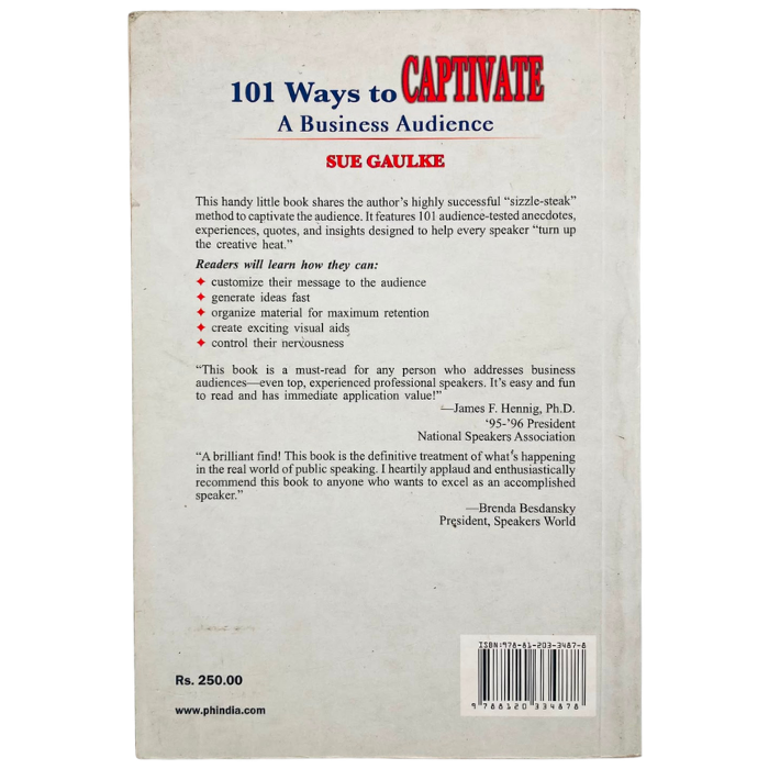 101 Ways to Captivate a Business Audience