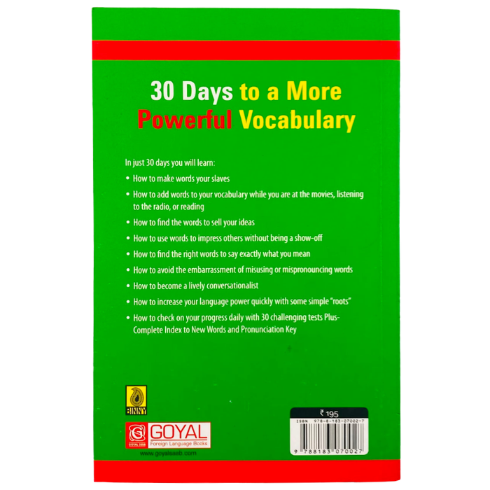 30 Days to a More Powerful Vocabulary