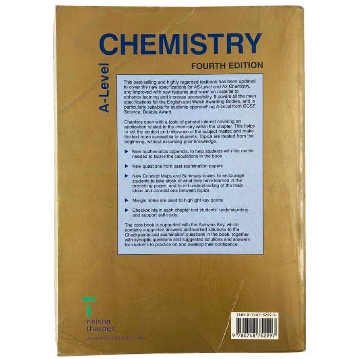 A-Level Chemistry (Fourth Edition)