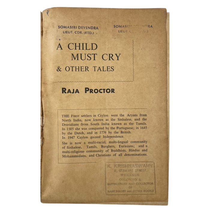 A Child Must Cry and Other Tales