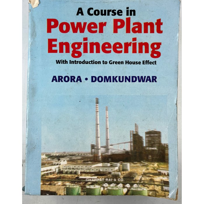A Course in Power Plant Engineering