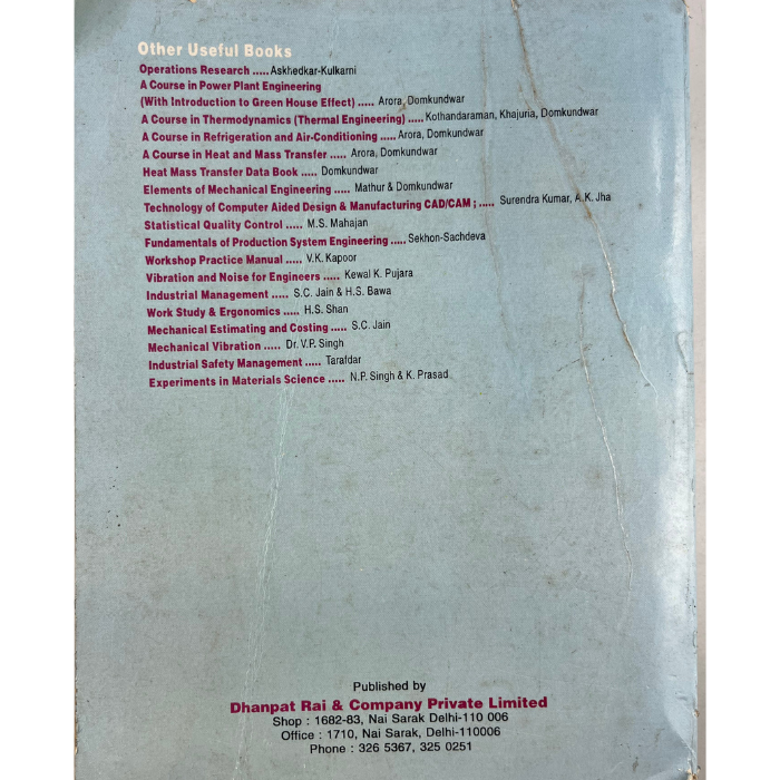 A Course in Power Plant Engineering