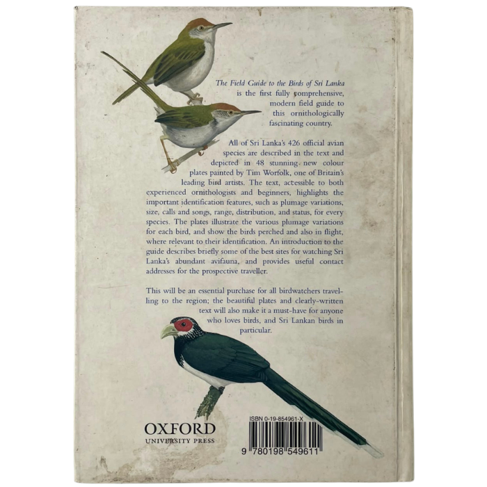 A Field Guide to the Birds of Sri Lanka