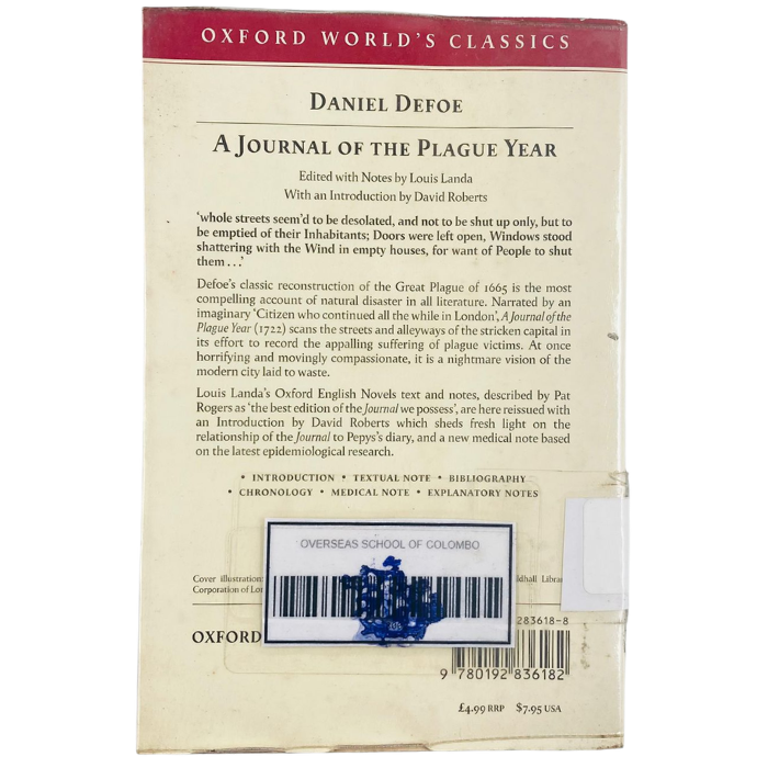 A Journal of the Plague Year