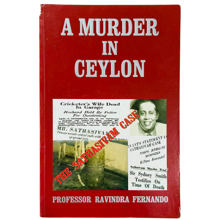 A Murder in Ceylon: The Sathasivam Case 