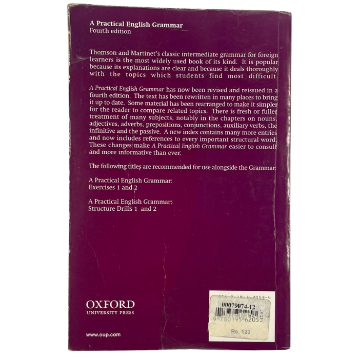 A Practical English Grammar (Fourth Edition)