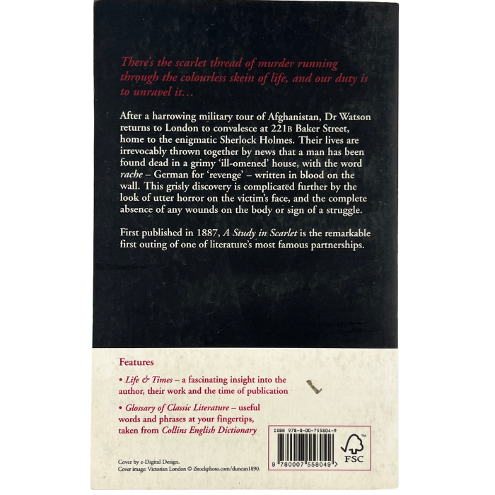 A Study in Scarlet: A Sherlock Holmes Adventure