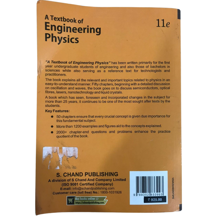 A Textbook of Engineering Physics