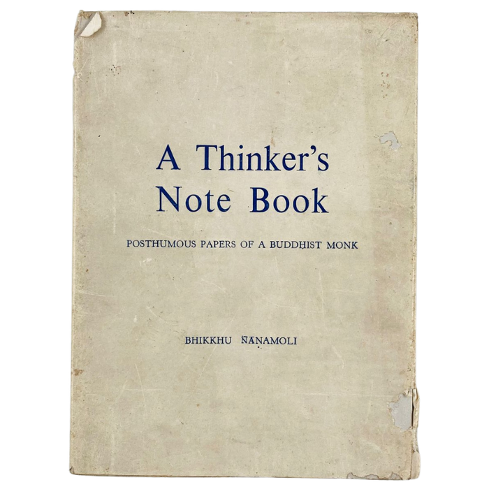 A Thinker's Note Book