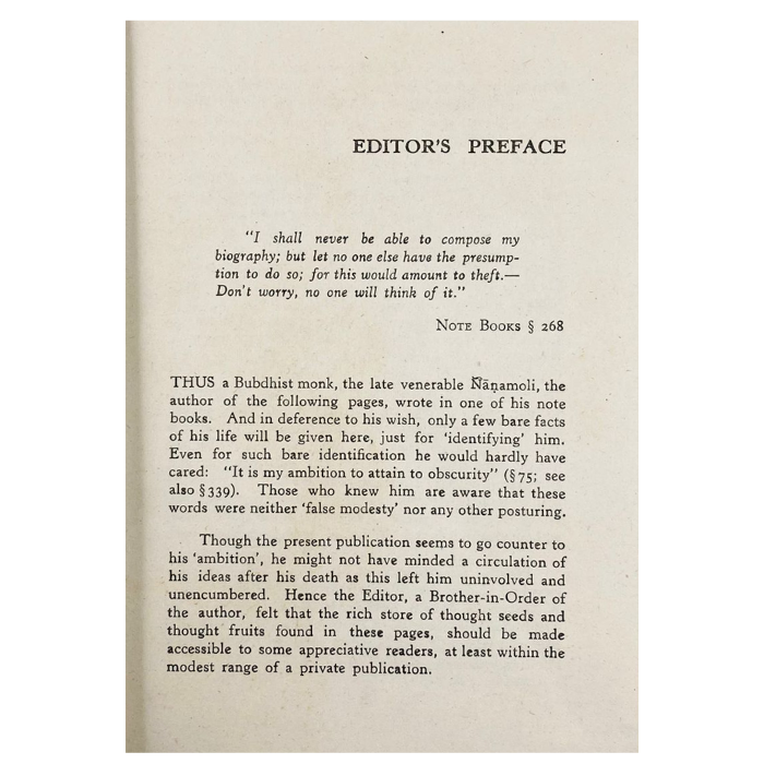 A Thinker's Note Book