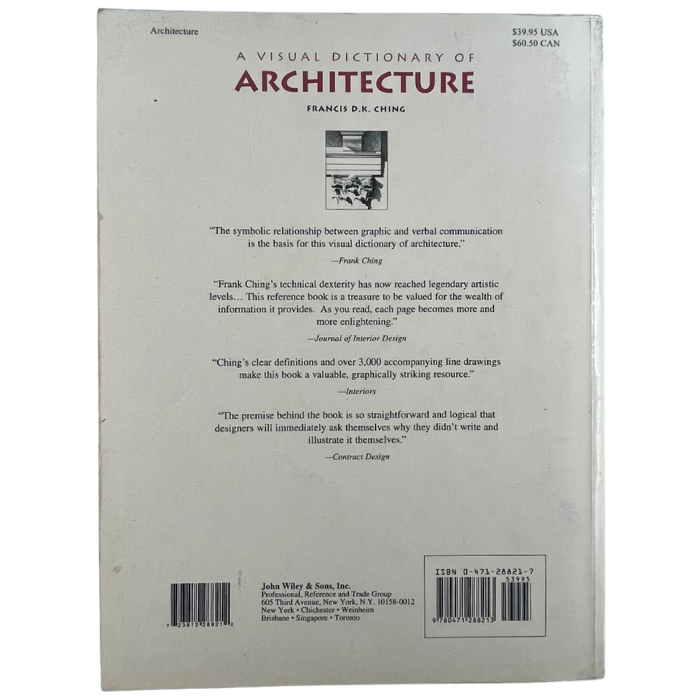 A Visual Dictionary of Architecture