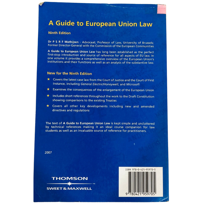 A guide to European Union law
