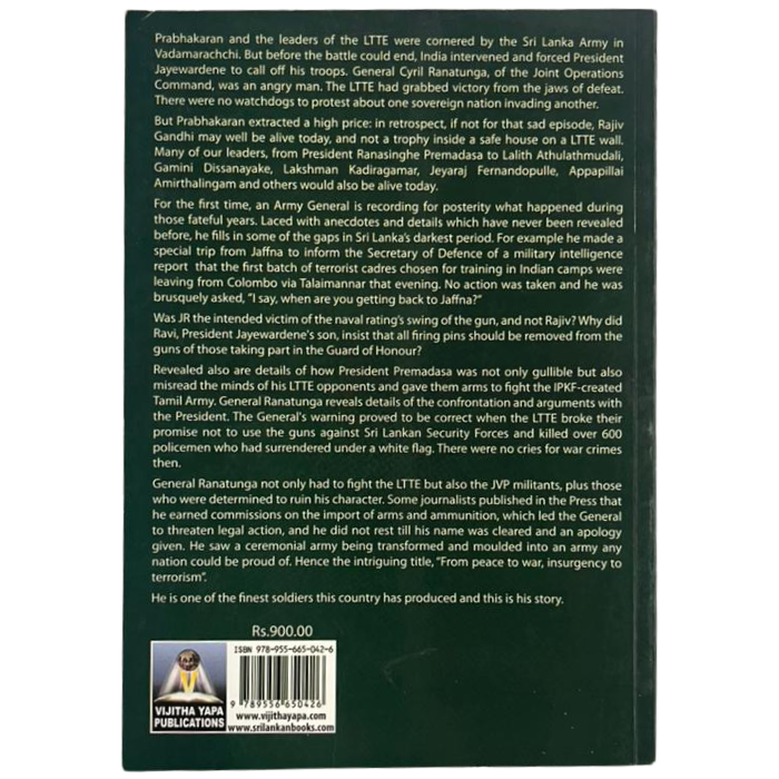 Adventurous Journey: From Peace to War  Insurgency to Terrorism