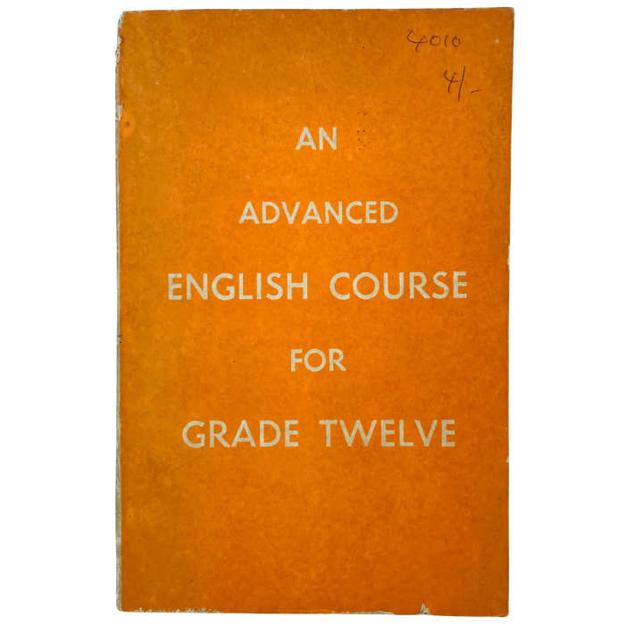 An Advanced English Course for Grade Twelve