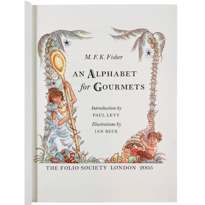 An Alphabet for Gourmets