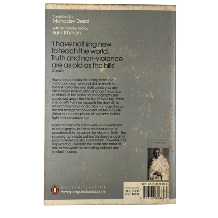 An Autobiography: The Story of My Experiments with Truth