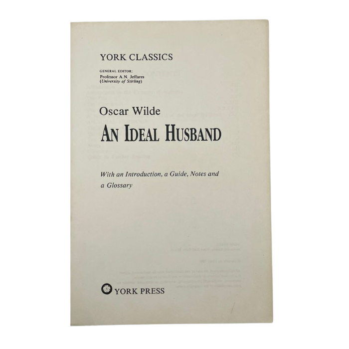 An Ideal Husband (York Classics)