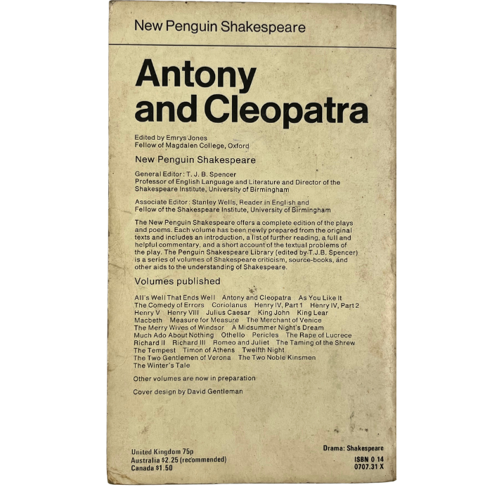 Antony and Cleopatra