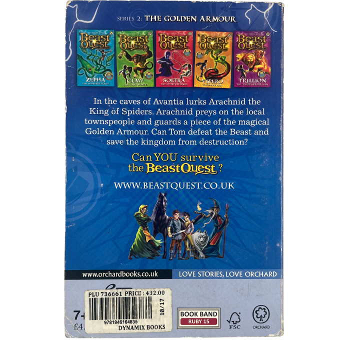 Arachnid the King of Spiders (Beast Quest)