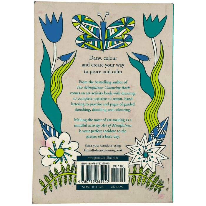 Art of Mindfulness: Anti-stress Drawing  Colouring and Hand Lettering