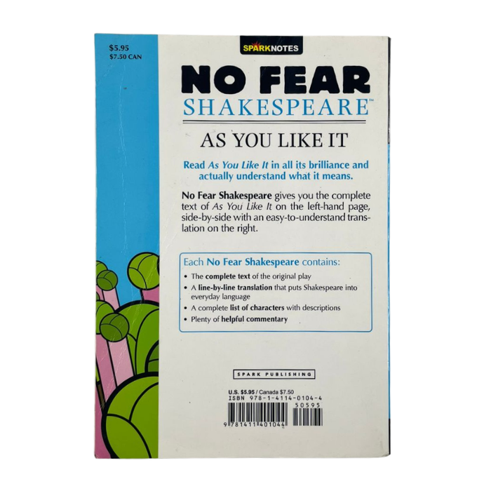 As You Like It: No Fear Shakespeare Side