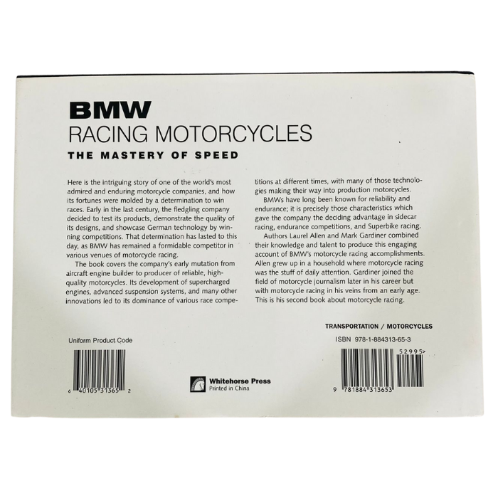 BMW Racing Motorcycles: The Mastery of Speed