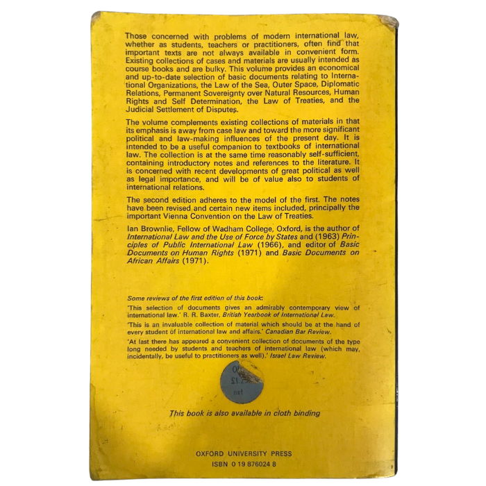 Basic Documents in International Law