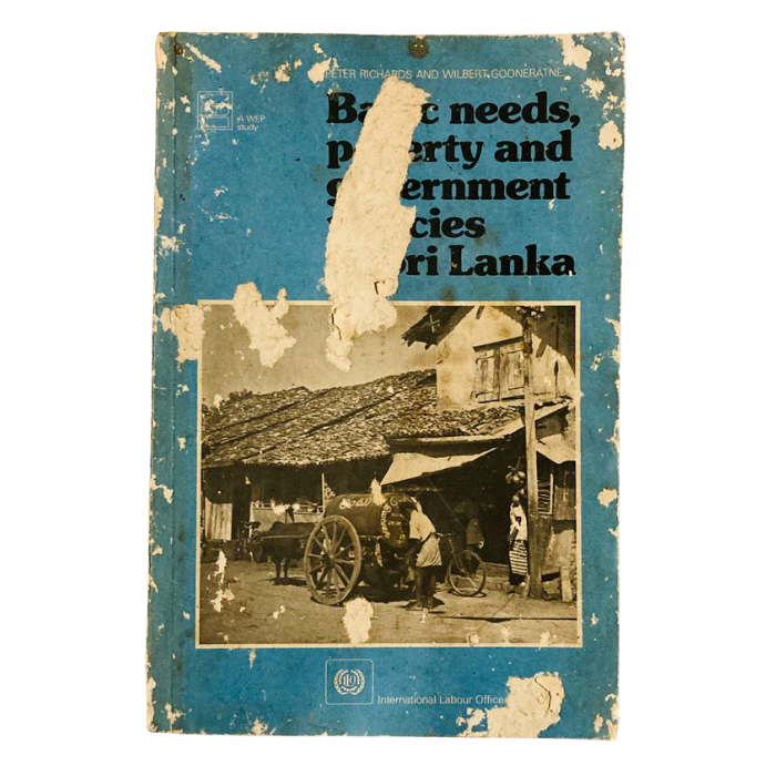 Basic needs  poverty and government policies in Sri Lanka