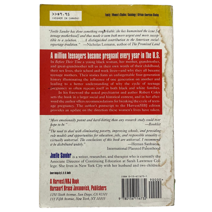 Before Their Time: Four Generations Of Teenage Mothers