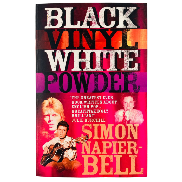 Black Vinyl White Powder