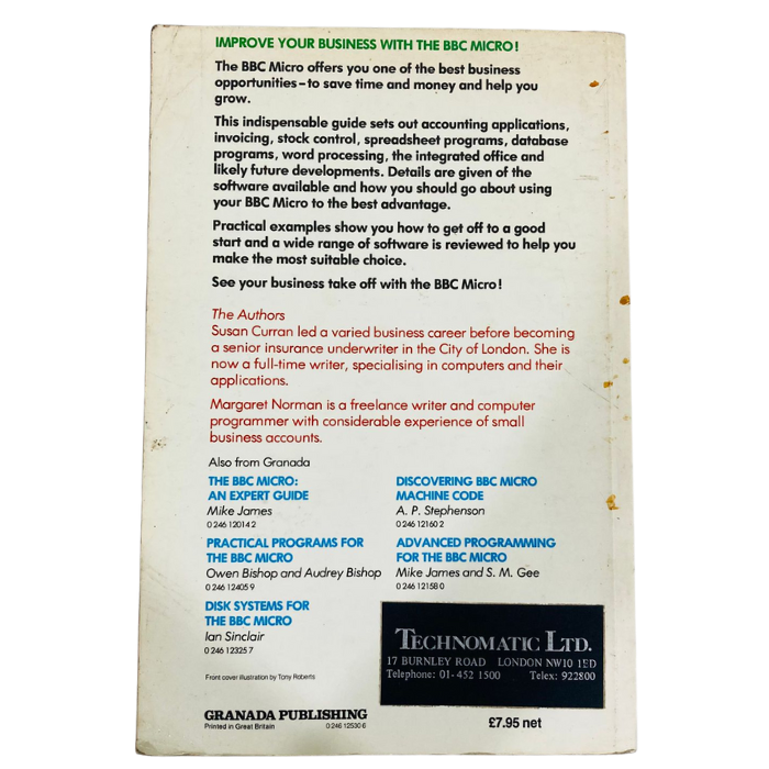 Business Applications on the BBC Micro