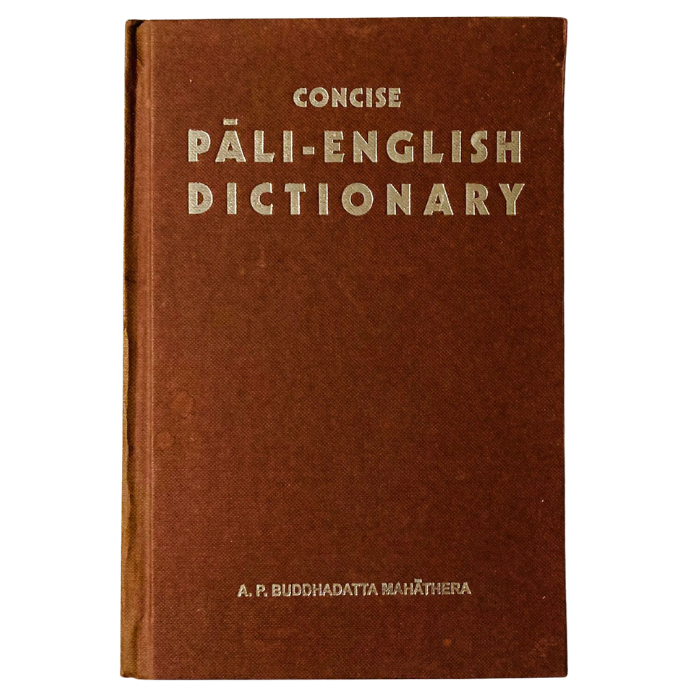CONCISE PALI-ENGLISH DICTIONARY