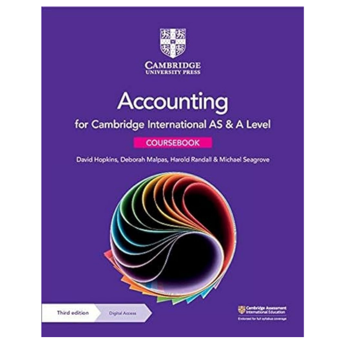 Cambridge International AS and A Level Accounting Coursebook  2 Years : 3rd Edition