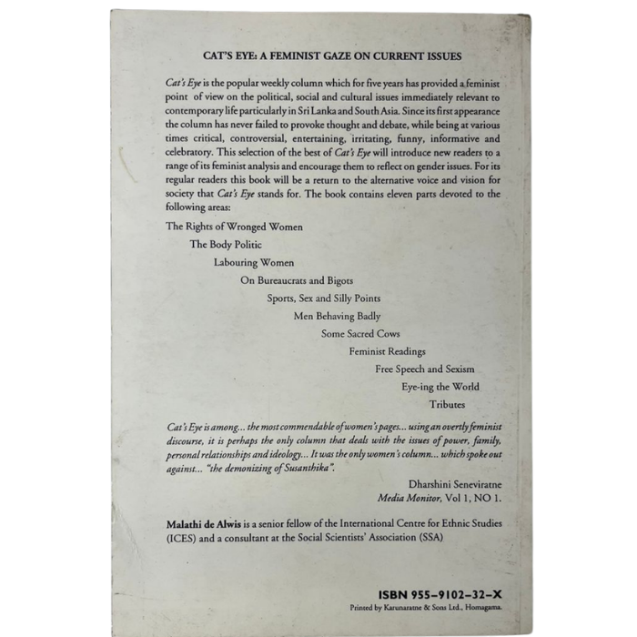 Cat's Eye: A Feminist Gaze on Current Issues