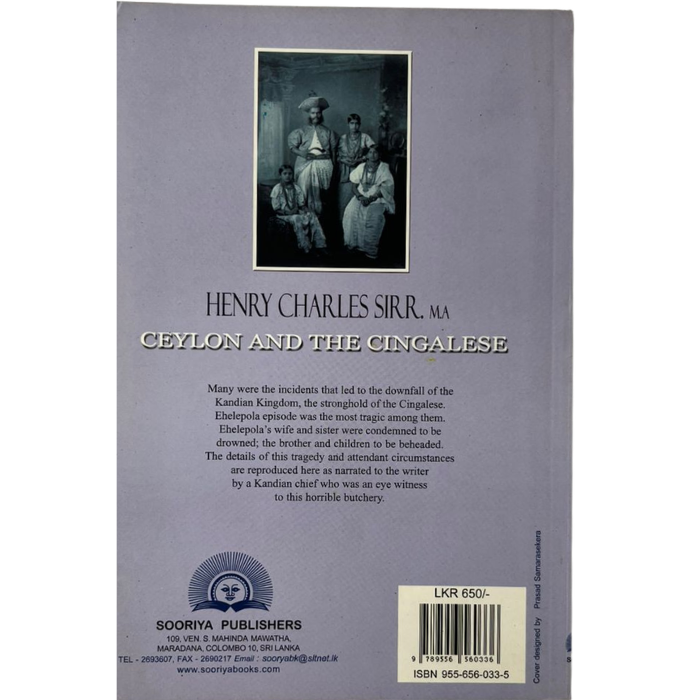 Ceylon and the Cingalese