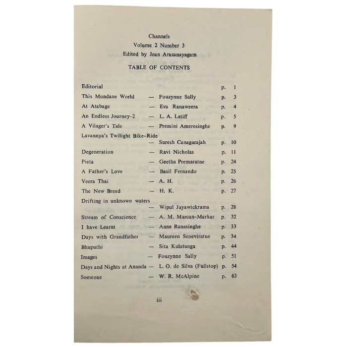 Channels (Volume 2 Number 3)