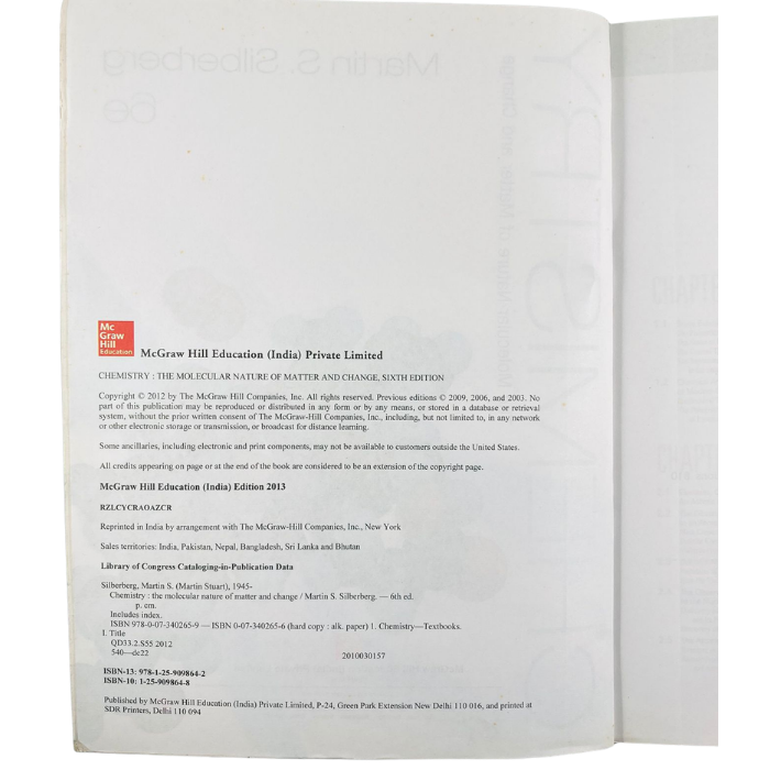 Chemistry: The Molecular Nature of Matter and Change (6th Ed.)