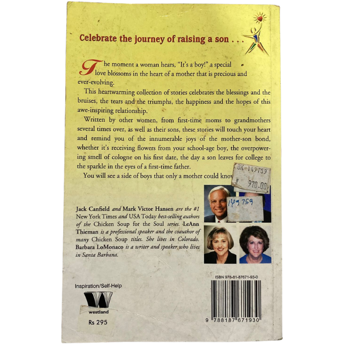 Chicken Soup For The Mother And Son Soul