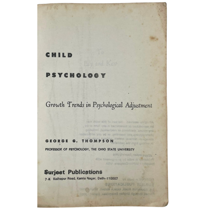 Child Psychology