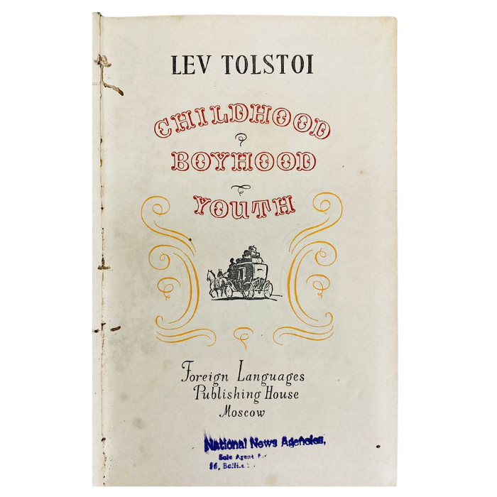 Childhood  Boyhood  Youth