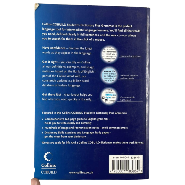 Collins COBUILD Student's Dictionary Plus Grammar