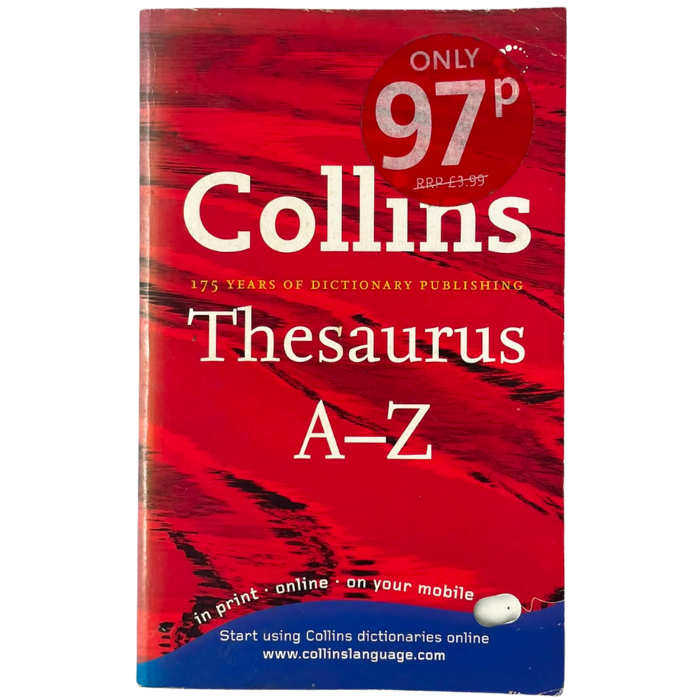 Collins Thesaurus (A-Z)