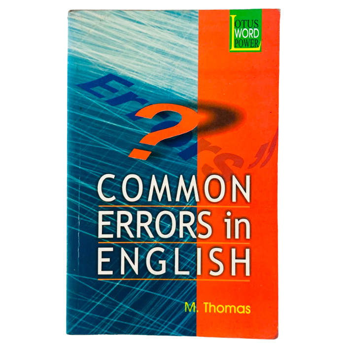 Common Errors in English 