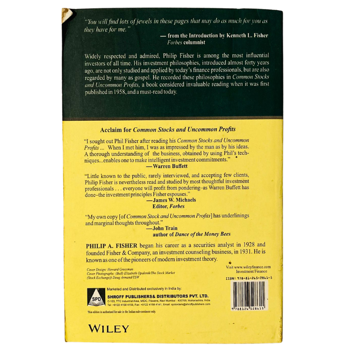 Common Stocks and Uncommon Profits and Other Writings