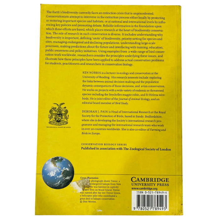 Conserving Bird Biodiversity: General Principles and their Application