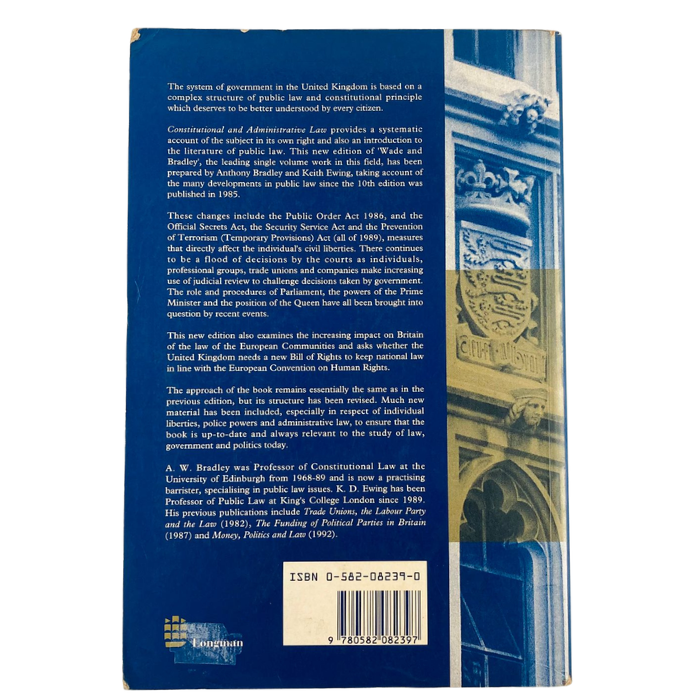 Constitutional and Administrative Law (11th Edition)