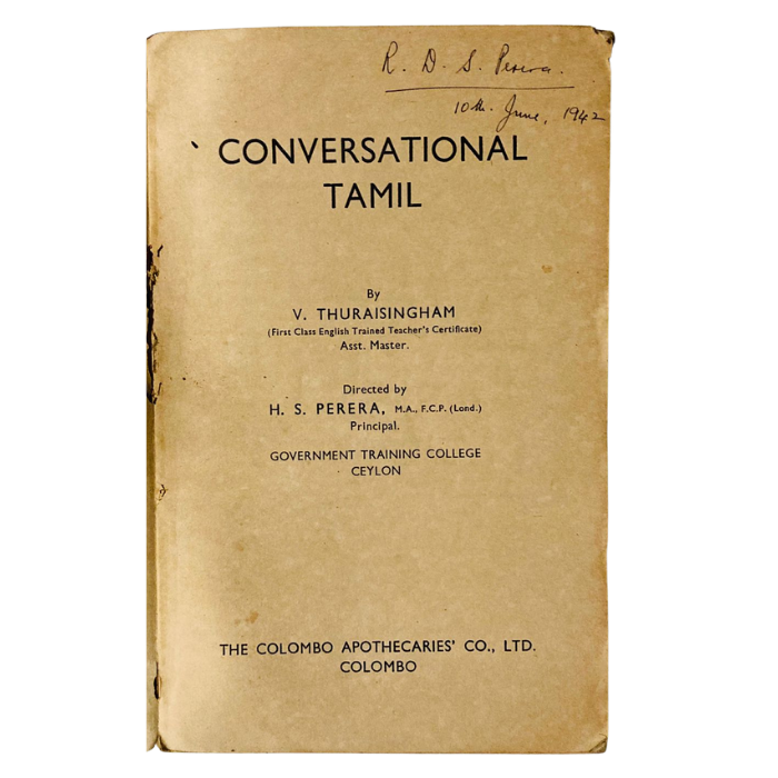 Conversational Tamil (School Edition)