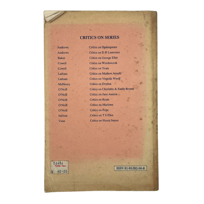 Critics on Chaucer (Readings in Literary Criticism)