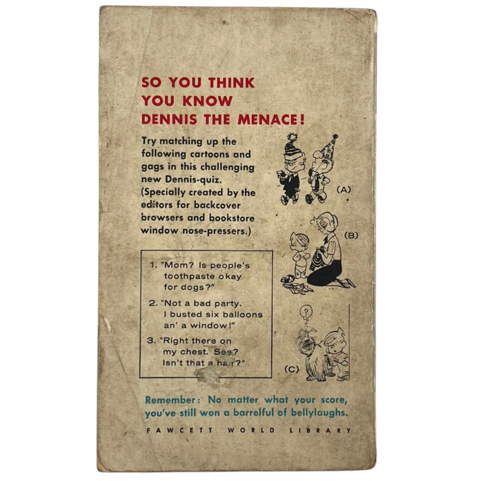 Dennis the Menace ... Teacher's Threat