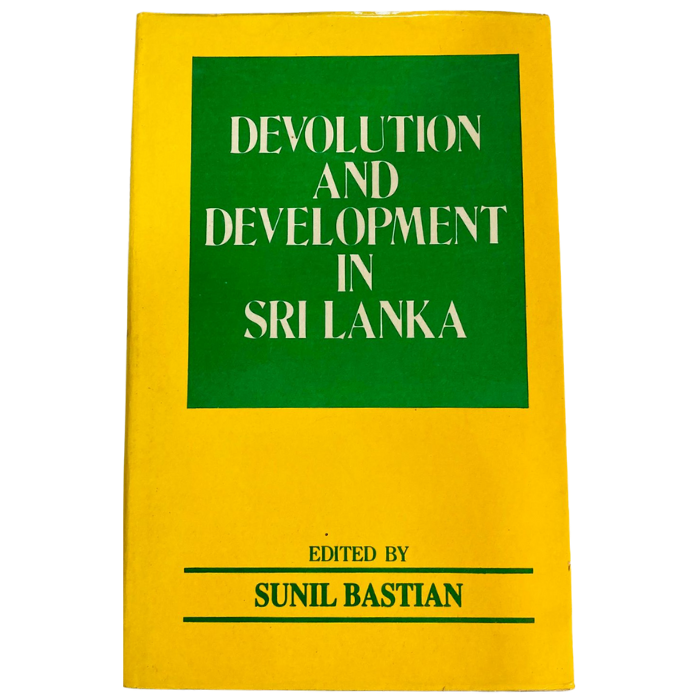 Devolution and Development in Sri Lanka
